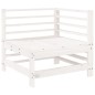vidaXL 6-tlg. Garten-Lounge-Set Weiß Massivholz Kiefer vidaXL 6-tlg. Garten-Lounge-Set Weiß Massivholz Kiefer
