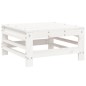 vidaXL 6-tlg. Garten-Lounge-Set Weiß Massivholz Kiefer vidaXL 6-tlg. Garten-Lounge-Set Weiß Massivholz Kiefer
