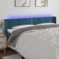 vidaXL LED Kopfteil Dunkelblau 163x16x78/88 cm Samt vidaXL LED Kopfteil Dunkelblau 163x16x78/88 cm Samt