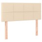 vidaXL Boxspringbett mit Matratze Creme 80x200 cm Stoff vidaXL Boxspringbett mit Matratze Creme 80x200 cm Stoff