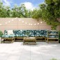 vidaXL 8-tlg. Garten-Lounge-Set Kiefernholz Imprägniert vidaXL 8-tlg. Garten-Lounge-Set Kiefernholz Imprägniert