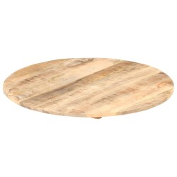 vidaXL Tischplatte Massivholz Mango Rund 15-16 mm 40 cm
