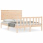 vidaXL Massivholzbett ohne Matratze 140x200 cm Kiefernholz vidaXL Massivholzbett ohne Matratze 140x200 cm Kiefernholz