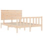 vidaXL Massivholzbett ohne Matratze 140x200 cm Kiefernholz vidaXL Massivholzbett ohne Matratze 140x200 cm Kiefernholz