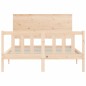 vidaXL Massivholzbett ohne Matratze 140x200 cm Kiefernholz vidaXL Massivholzbett ohne Matratze 140x200 cm Kiefernholz
