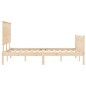 vidaXL Massivholzbett ohne Matratze 140x200 cm Kiefernholz vidaXL Massivholzbett ohne Matratze 140x200 cm Kiefernholz