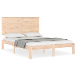 vidaXL Massivholzbett ohne Matratze 140x200 cm Kiefernholz
