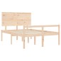 vidaXL Seniorenbett mit Kopfteil 140x200 cm Massivholz vidaXL Seniorenbett mit Kopfteil 140x200 cm Massivholz