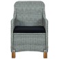 vidaXL 9-tlg. Garten-Essgruppe mit Auflagen Poly Rattan Hellgrau vidaXL 9-tlg. Garten-Essgruppe mit Auflagen Poly Rattan Hellgrau
