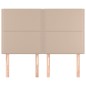 vidaXL Kopfteile 4 Stk. Cappuccino-Braun 72x5x78/88 cm Kunstleder