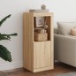 vidaXL Sideboard mit LED-Leuchten Sonoma-Eiche 41x37x100 cm vidaXL Sideboard mit LED-Leuchten Sonoma-Eiche 41x37x100 cm