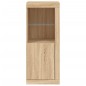 vidaXL Sideboard mit LED-Leuchten Sonoma-Eiche 41x37x100 cm vidaXL Sideboard mit LED-Leuchten Sonoma-Eiche 41x37x100 cm
