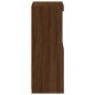 vidaXL Sideboard mit LED-Leuchten Braun Eichen-Optik 41x37x100 cm vidaXL Sideboard mit LED-Leuchten Braun Eichen-Optik 41x37x100 cm