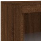 vidaXL Sideboard mit LED-Leuchten Braun Eichen-Optik 60,5x37x100 cm vidaXL Sideboard mit LED-Leuchten Braun Eichen-Optik 60,5x37x100 cm