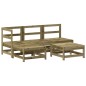 vidaXL 5-tlg. Garten-Lounge-Set Kiefernholz Imprägniert vidaXL 5-tlg. Garten-Lounge-Set Kiefernholz Imprägniert