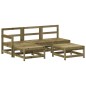 vidaXL 5-tlg. Garten-Lounge-Set Kiefernholz Imprägniert vidaXL 5-tlg. Garten-Lounge-Set Kiefernholz Imprägniert