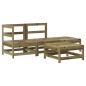 vidaXL 4-tlg. Garten-Lounge-Set Kiefernholz Imprägniert vidaXL 4-tlg. Garten-Lounge-Set Kiefernholz Imprägniert