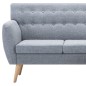 vidaXL Sofa L-Form Stoff 171,5x138x81,5 cm Hellgrau vidaXL Sofa L-Form Stoff 171,5x138x81,5 cm Hellgrau