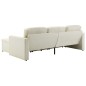 vidaXL Modulares 3-Sitzer Schlafsofa Creme Kunstleder vidaXL Modulares 3-Sitzer Schlafsofa Creme Kunstleder
