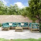 vidaXL 8-tlg. Garten-Lounge-Set Kiefernholz Imprägniert vidaXL 8-tlg. Garten-Lounge-Set Kiefernholz Imprägniert
