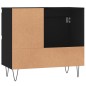 vidaXL Badschrank Schwarz 65x33x60 cm Holzwerkstoff vidaXL Badschrank Schwarz 65x33x60 cm Holzwerkstoff