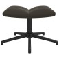 vidaXL Relaxsessel mit Hocker Dunkelgrau Samt vidaXL Relaxsessel mit Hocker Dunkelgrau Samt