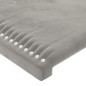 vidaXL Kopfteile 4 Stk. Hellgrau 72x5x78/88 cm Samt vidaXL Kopfteile 4 Stk. Hellgrau 72x5x78/88 cm Samt