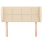 vidaXL Kopfteil mit Ohren Creme 83x23x78/88 cm Stoff vidaXL Kopfteil mit Ohren Creme 83x23x78/88 cm Stoff
