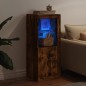 vidaXL Sideboard mit LED-Leuchten Räuchereiche 41x37x100 cm vidaXL Sideboard mit LED-Leuchten Räuchereiche 41x37x100 cm