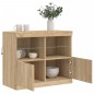 vidaXL Sideboard mit LED-Leuchten Sonoma-Eiche 81x37x67 cm vidaXL Sideboard mit LED-Leuchten Sonoma-Eiche 81x37x67 cm