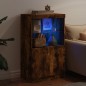 vidaXL Sideboard mit LED-Leuchten Räuchereiche 60,5x37x100 cm vidaXL Sideboard mit LED-Leuchten Räuchereiche 60,5x37x100 cm