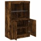 vidaXL Sideboard mit LED-Leuchten Räuchereiche 60,5x37x100 cm vidaXL Sideboard mit LED-Leuchten Räuchereiche 60,5x37x100 cm