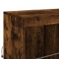 vidaXL Sideboard mit LED-Leuchten Räuchereiche 81x37x100 cm vidaXL Sideboard mit LED-Leuchten Räuchereiche 81x37x100 cm