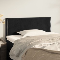 vidaXL Kopfteil Schwarz 90x5x78/88 cm Samt
