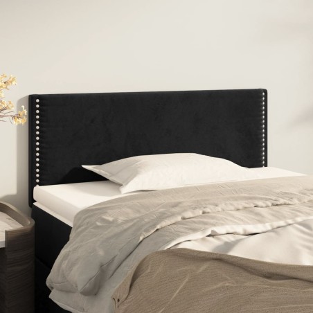 vidaXL Kopfteil Schwarz 90x5x78/88 cm Samt
