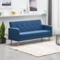 vidaXL Sofa Stoff Blau vidaXL Sofa Stoff Blau