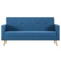 vidaXL Sofa Stoff Blau vidaXL Sofa Stoff Blau