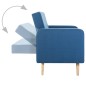 vidaXL Sofa Stoff Blau vidaXL Sofa Stoff Blau