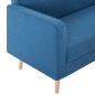 vidaXL Sofa Stoff Blau vidaXL Sofa Stoff Blau