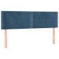 vidaXL Boxspringbett mit Matratze Dunkelblau 140x190 cm Samt vidaXL Boxspringbett mit Matratze Dunkelblau 140x190 cm Samt
