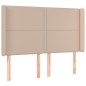 vidaXL Boxspringbett mit Matratze & LED Cappuccino-Braun 140x200cm vidaXL Boxspringbett mit Matratze & LED Cappuccino-Braun 140x200cm