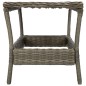 3-tlg. Garten-Lounge-Set mit Auflagen Poly Rattan Braun 3-tlg. Garten-Lounge-Set mit Auflagen Poly Rattan Braun
