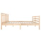 vidaXL Massivholzbett 135x190 cm vidaXL Massivholzbett 135x190 cm