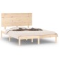 vidaXL Massivholzbett Kiefer 140x190 cm vidaXL Massivholzbett Kiefer 140x190 cm