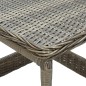 3-tlg. Garten-Lounge-Set mit Auflagen Poly Rattan Braun 3-tlg. Garten-Lounge-Set mit Auflagen Poly Rattan Braun