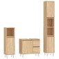 vidaXL 3-tlg. Badmöbel-Set Sonoma-Eiche Holzwerkstoff vidaXL 3-tlg. Badmöbel-Set Sonoma-Eiche Holzwerkstoff