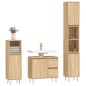 vidaXL 3-tlg. Badmöbel-Set Sonoma-Eiche Holzwerkstoff vidaXL 3-tlg. Badmöbel-Set Sonoma-Eiche Holzwerkstoff