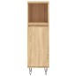 vidaXL 3-tlg. Badmöbel-Set Sonoma-Eiche Holzwerkstoff vidaXL 3-tlg. Badmöbel-Set Sonoma-Eiche Holzwerkstoff