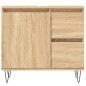 vidaXL 3-tlg. Badmöbel-Set Sonoma-Eiche Holzwerkstoff vidaXL 3-tlg. Badmöbel-Set Sonoma-Eiche Holzwerkstoff