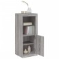 vidaXL Sideboard mit LED-Leuchten Grau Sonoma 41x37x100 cm vidaXL Sideboard mit LED-Leuchten Grau Sonoma 41x37x100 cm